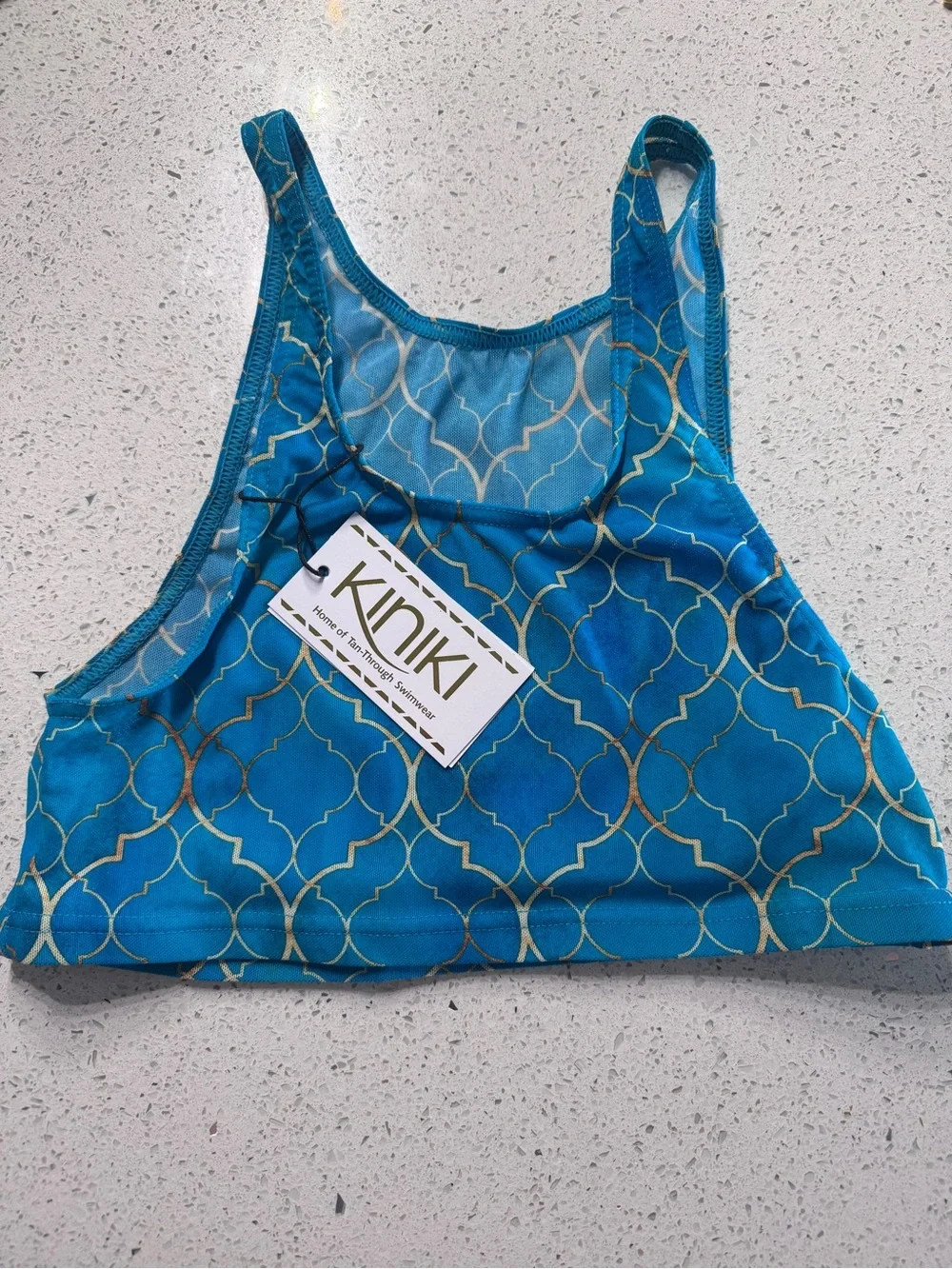 EMERALD TAN THROUGH CROPKINI
